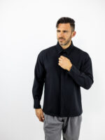 Πουκάμισο Regular Fit Μαύρο