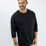 T-Shirt Oversized 3/4 Μονόχρωμο