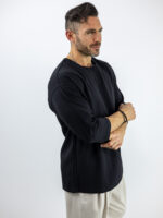 T-Shirt Oversized 3/4 Μονόχρωμο