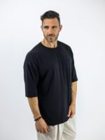 T-Shirt Oversized Mονόχρωμη