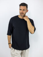 T-Shirt Oversized Mονόχρωμη