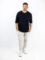 T-Shirt Oversized Mονόχρωμη