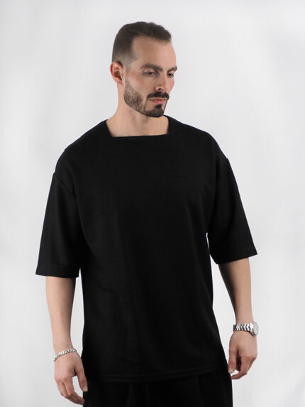 T-Shirt Oversized Μονόχρωμη