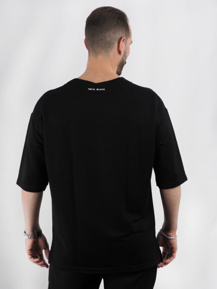 T-Shirt Oversized Μονόχρωμη