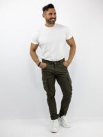 Cargo Slim Fit Λαδί