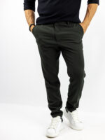 Παντελόνι Chinos Stripes Λαδί