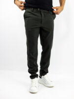 Παντελόνι Chinos Stripes Λαδί