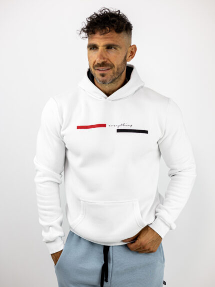 Φούτερ Everything & Kουκούλα Λευκό