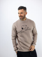 Φούτερ Regular Fit Snoopy Μπέζ