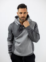 Φούτερ Δίχρωμο Regular Fit Γκρί