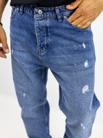 Παντελόνι Jean Boyfriend & Φθωρές Μπλέ