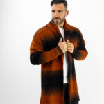 Ζακέτα Πλεκτή Oversized Μπορντό