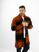 Ζακέτα Πλεκτή Oversized Μπορντό