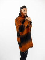 Ζακέτα Πλεκτή Oversized Μπορντό