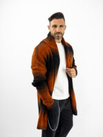 Ζακέτα Πλεκτή Oversized Μπορντό