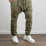 Φόρμα Βράκα Oversized Λαδί