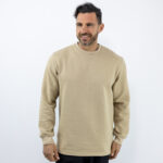 Μπλούζα Regular Fit Μονόχρωμη Μπέζ