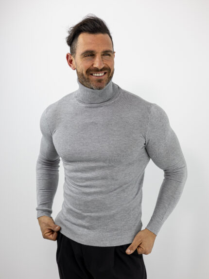 ΠΛΕΚΤΗ Ζιβάγκο Slim Fit Γκρί