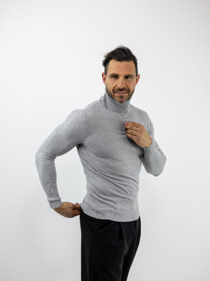 ΠΛΕΚΤΗ Ζιβάγκο Slim Fit Γκρί