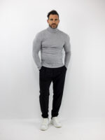 ΠΛΕΚΤΗ Ζιβάγκο Slim Fit Γκρί