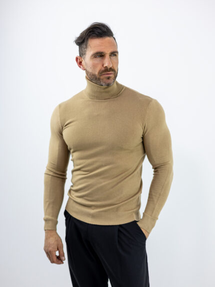 ΠΛΕΚΤΗ Ζιβάγκο Slim Fit Μπέζ