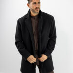 Παλτό Regular Fit Biagi Μαύρο