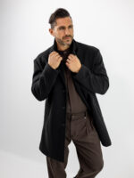 Παλτό Regular Fit Biagi Μαύρο