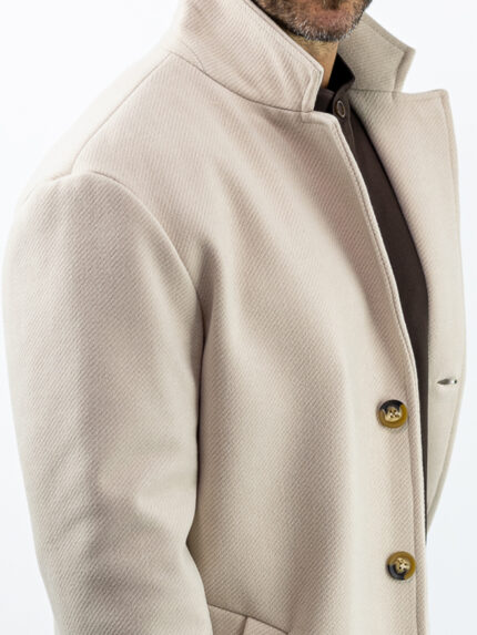 Παλτό Regular Fit Biagi Εκρού