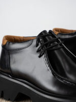 Παπούτσι Δερμάτινο άνετη Γραμμή Μαύρο