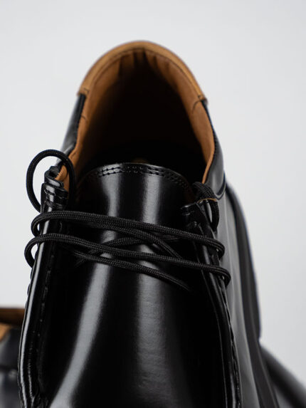 Παπούτσι Δερμάτινο άνετη Γραμμή Μαύρο