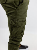 Παντελόνι Cargo Slim Fit Λαδί