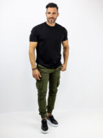 Παντελόνι Cargo Slim Fit Λαδί