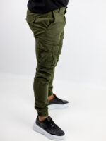 Παντελόνι Cargo Slim Fit Λαδί