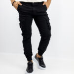 Παντελόνι Cargo Slim Fit Μαύρο