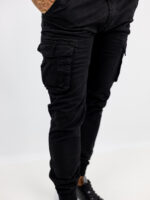 Παντελόνι Cargo Slim Fit Μαύρο