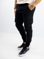 Παντελόνι Cargo Slim Fit Μαύρο