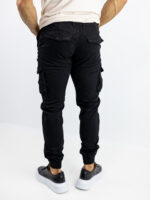 Παντελόνι Cargo Slim Fit Μαύρο