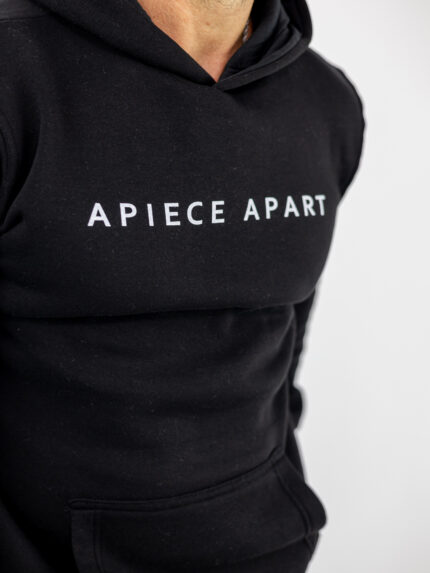Φούτερ Regular Fit & Κουκούλα A piece Apart Μαύρο