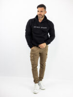 Φούτερ Regular Fit & Κουκούλα A piece Apart Μαύρο