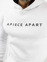 Φούτερ Regular Fit & Κουκούλα A piece Apart Λευκό
