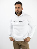 Φούτερ Regular Fit & Κουκούλα A piece Apart Λευκό