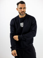 Φούτερ Μονόχρωμο & Στάμπα Πίσω Μαύρο