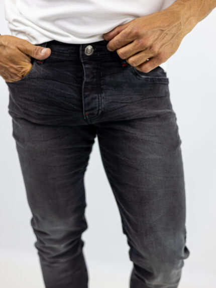 Παντελόνι Jean Regular Fit Μαύρο