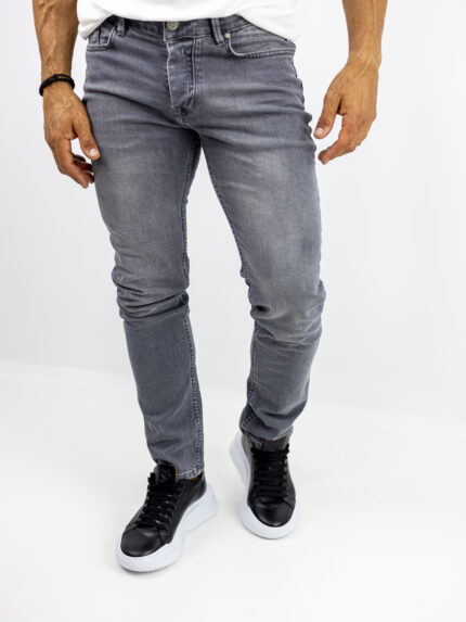 Παντελόνι Jean Slim Fit Γκρί