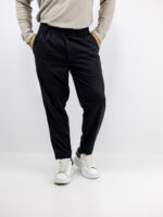 Παντελόνι Jogger Loose Fit Diagonal Μαύρο