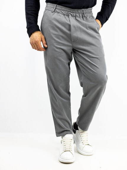 Παντελόνι Jogger Loose Fit Diagonal Γκρί