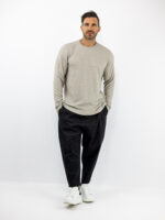 Μπλούζα Βάφλα Regular Fit Μπέζ