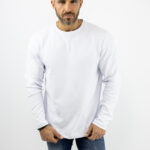 Μπλούζα Regular Fit Μονόχρωμη Λευκή