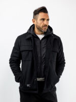 Μπουφάν με αποσπώμενο γιλέκο Regular Fit Μαύρο