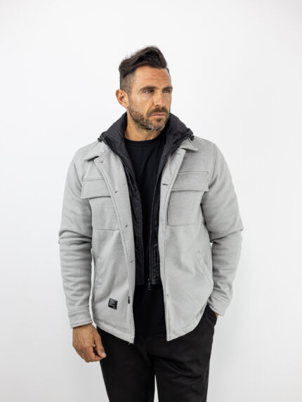 Μπουφάν με αποσπώμενο γιλέκο Regular Fit Γκρι